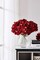KISLOHUM Hydrangea Silk Flowers Heads with 10 Stems Burgundy Artificial Hydrangea Flower Head for Wedding Centerpieces Bouquets DIY Floral Decor Home Decoration